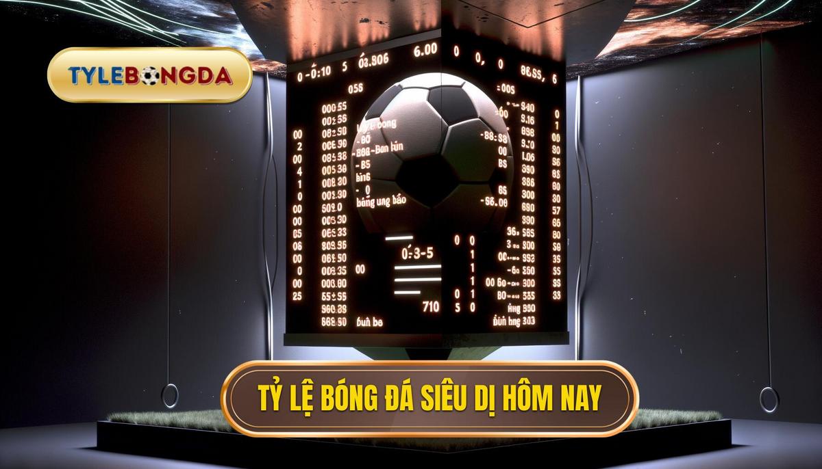 Tỷ lệ bóng đá siêu dị hôm nay