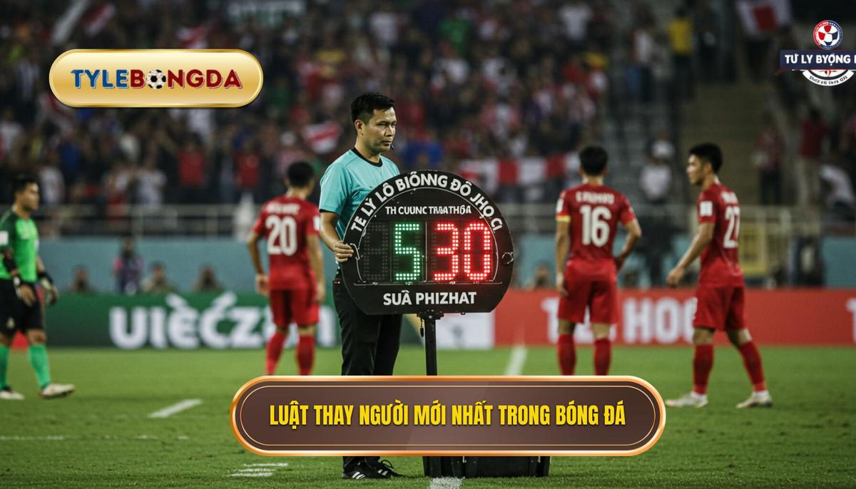 Luật thay người mới nhất trong bóng đá 