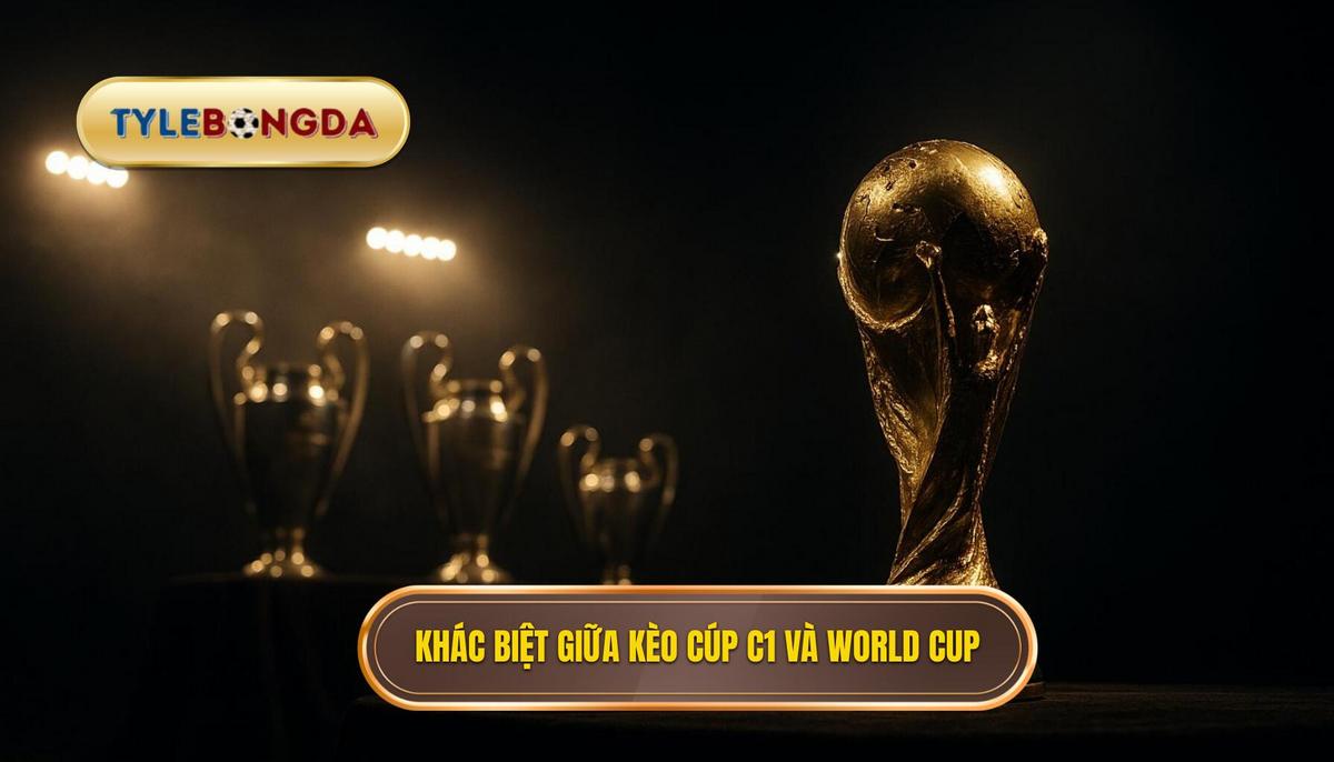 Đặc điểm khác biệt giữa kèo Cúp C1 và kèo World Cup