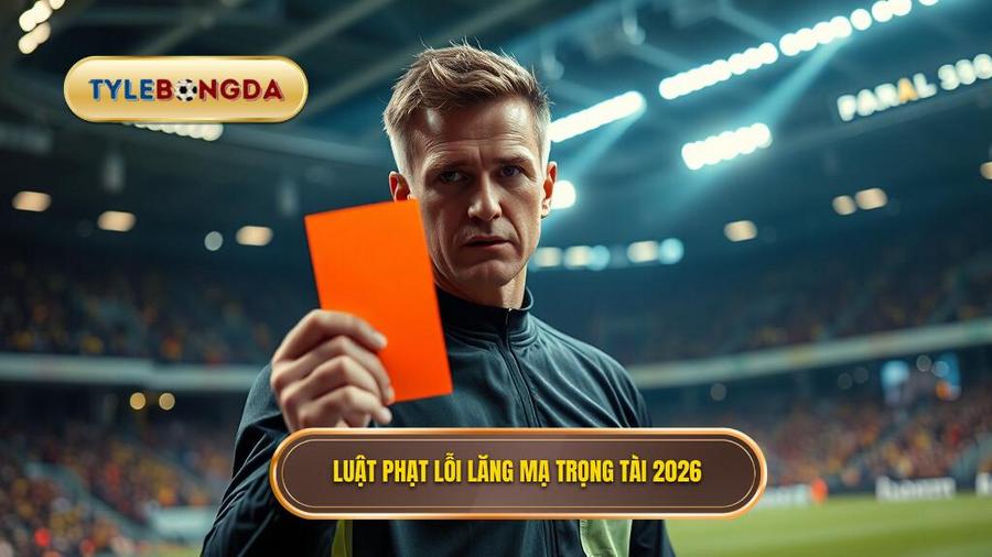 Tại sao cần cập nhật Luật phạt lỗi lăng mạ trọng tài mới nhất 2026?