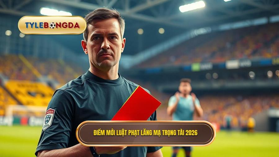 Những điểm mới cốt lõi trong Luật phạt lỗi lăng mạ trọng tài mới nhất 2026