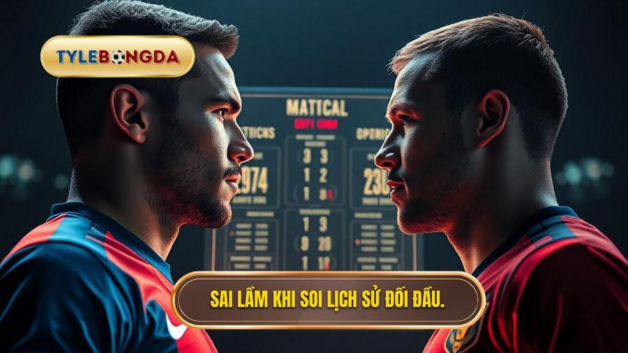 Những sai lầm cần tránh khi soi lịch sử đối đầu 2 đội